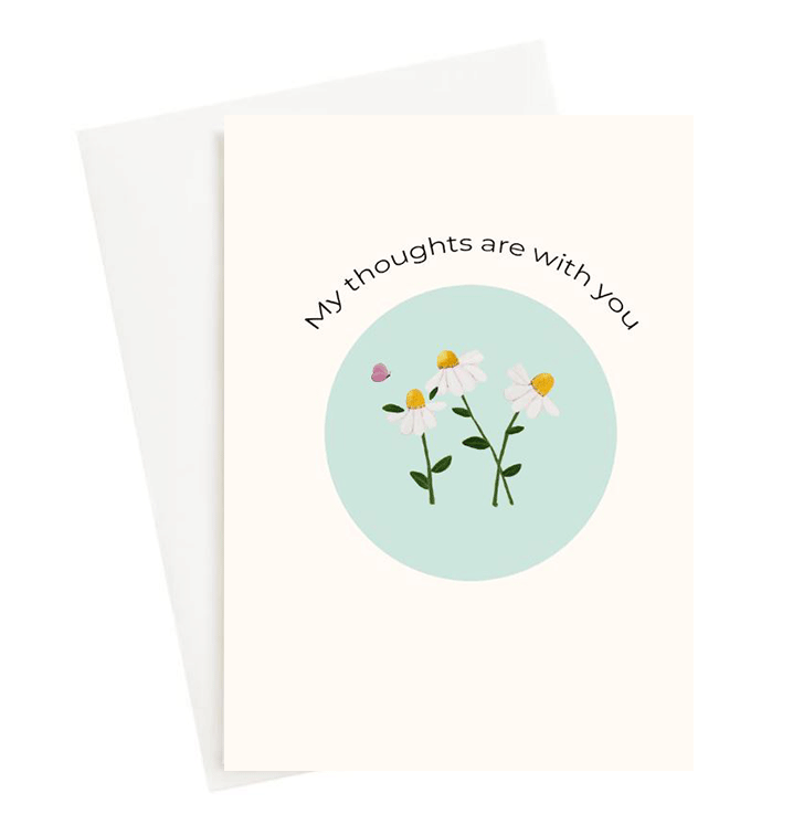 My Thoughts  Greeting Card