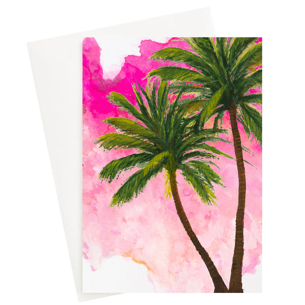 Palm Sky Greeting Card