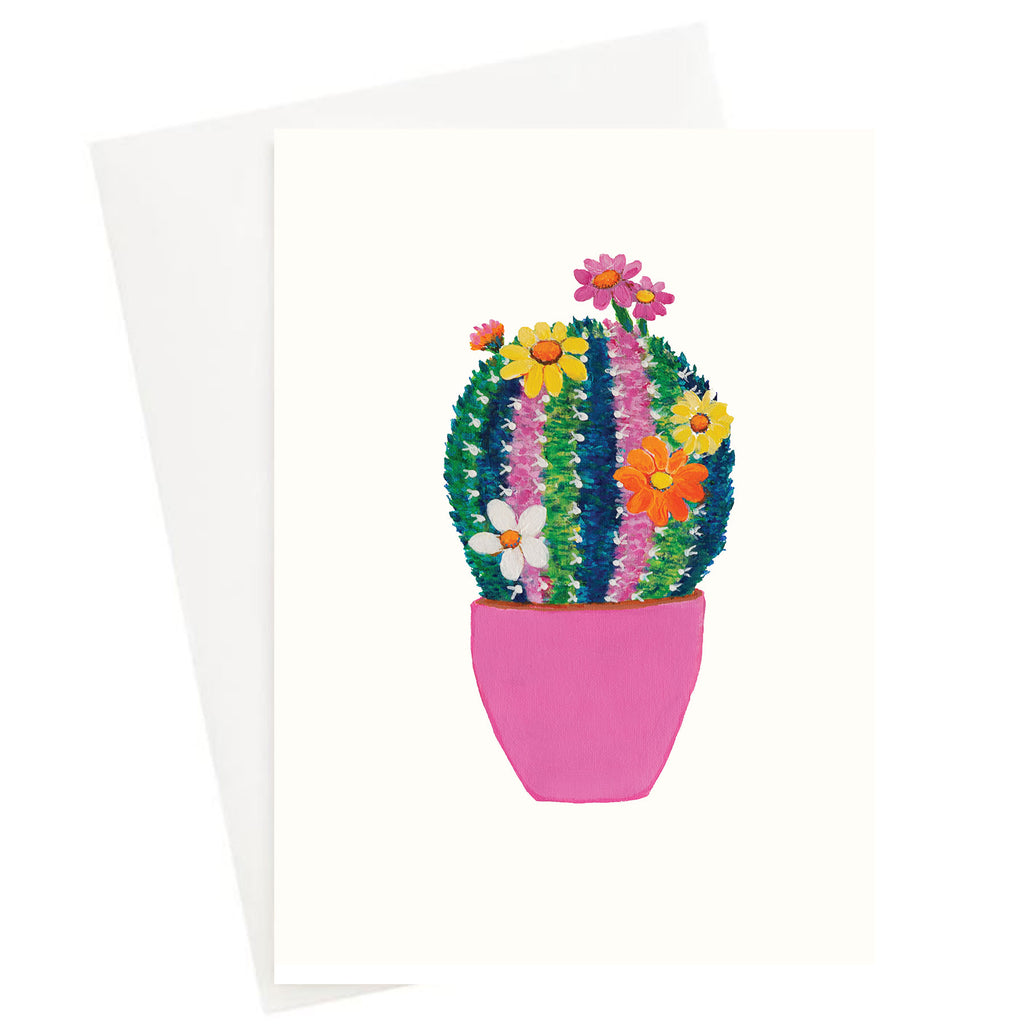 Cactus Bloom Greeting Card