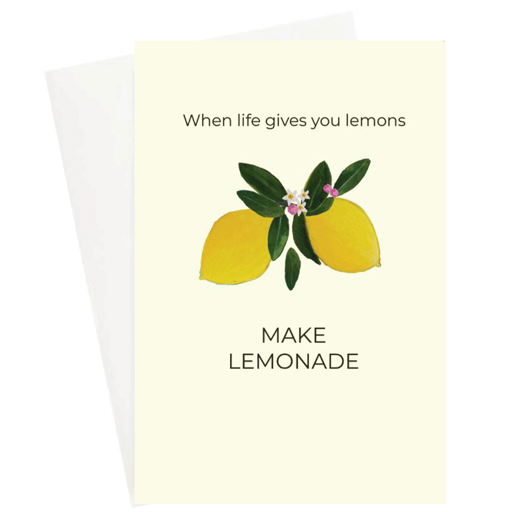 Make Lemonade Greeting Card