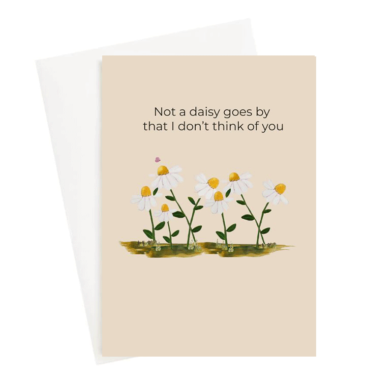 Not a Daisy Greeting Card