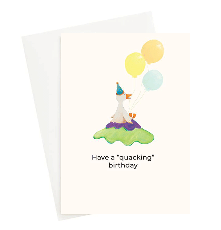 Quacking Happy Birthday Greeting Cards