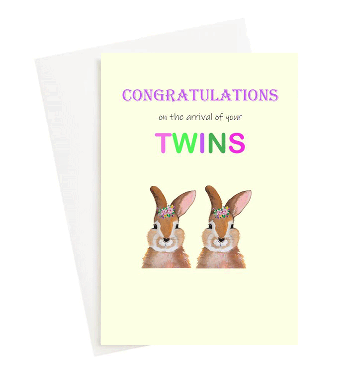 Bunny Girls Greeting Cards