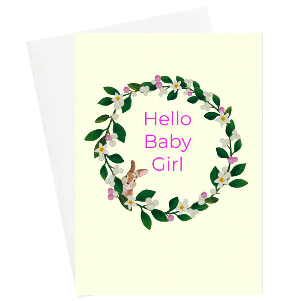 Baby Girl Reef Greeting Cards